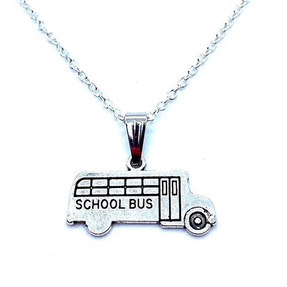 School Bus Necklace - Picture 1 of 8